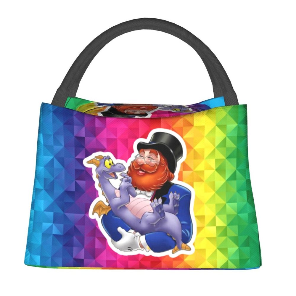 EPCOT Dreamfinder & Figment Retro Insulated Lunch Bag Imagination Disney NWOT